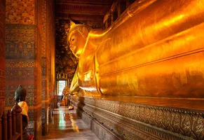 Liegender Buddha in Bangkok