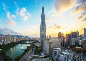 Seoul mit Lotte World Tower
