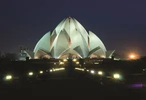 Lotus Tempel, Indien Reise