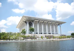 Die Eiserne-Moschee ist nach der Putra-Moschee die zweite Hauptmoschee in Putrajaya