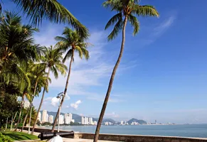 Blick auf George Town, Insel Penang