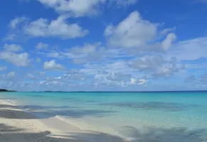Weißer Sandstrand auf Male 