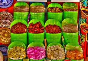 Marokko, Warenangebot im Souk