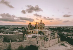 Mdina - Blick auf die Altstadt