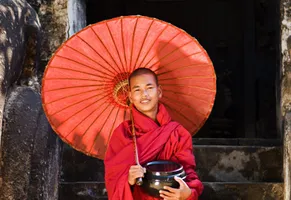 Mönch in Myanmar
