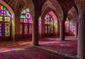 Nasir al-Mulk Moschee in Shiraz, Iran Reise
