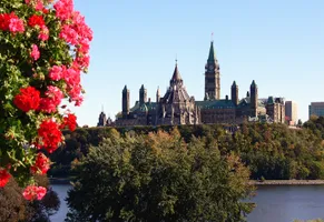 Parlament in Kanadas Hauptstadt Ottawa