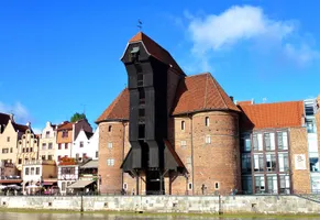 Das bekannte Krantor in Danzig