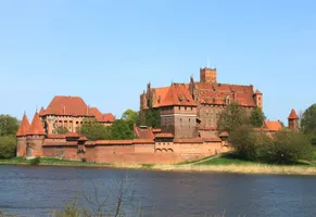 Die beeindruckende Marienburg in der polnischen Stadt Malbork