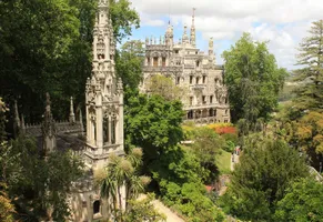Der Palast Quinta da Regaleira in Sintra, Portugal