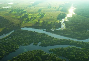 Das Pantanal aus der Vogelperspektive