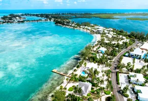 Cayman Islands aus der Vogelperspektive