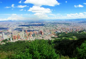 Blick auf Bogotá