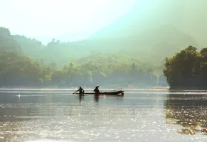 Boot auf dem Mekong