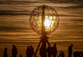 Mitternachtssonne am Nordkap