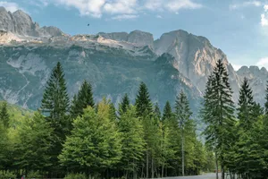 Berglandschaft in Albanien