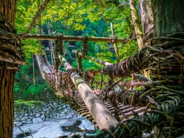 Kazurabrücke im Iyatal