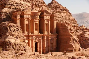 Fassade des Klosters Ad-Deir, Petra