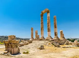 Tempel des Herkules in der Zitadelle von Amman