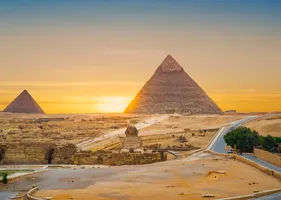 Die Pyramiden von Gizeh, Kairo