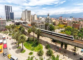 Skyline von Medellin, Kolumbien