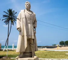 Denkmal für die portugiesischen Entdecker in São Tomé