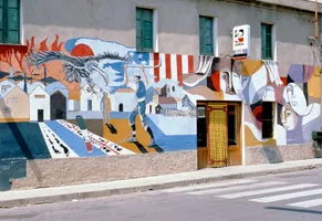 Wandmalerei von Pascale Buesca