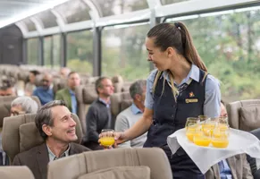 Service im Rocky Mountaineer