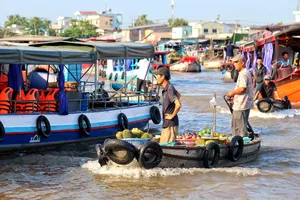 Schwimmender Markt, Vietnam