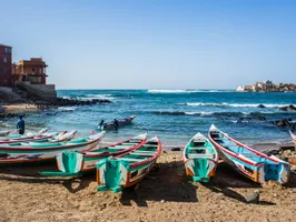 Eine Bucht in Ngor, Dakar