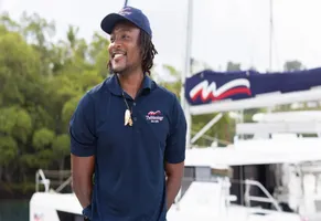 Skipper auf der Moorings 4500L