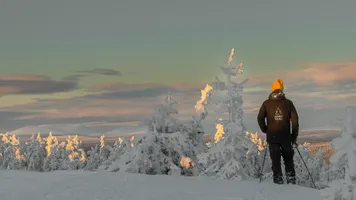 Schneeschuhwanderung auf das Fell