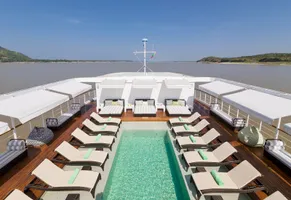 Sonnendeck, Irrawaddy Flusskreuzfahrt