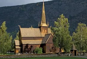 Stave Church in Lom Terje Rakke