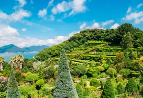 Aussicht auf die botanische Insel Oedo