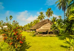 Haus am Sepik River