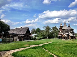 Moskau - Goldener Ring - Suzdal Holzarchitektur