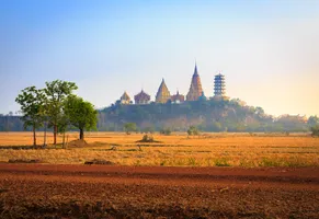 Wat Tham Sua in Kanchanaburi, Thailand