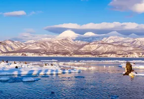 Winterlandschaft in Hokkaido