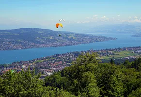 Zürichsee aus der Vogelperspektive