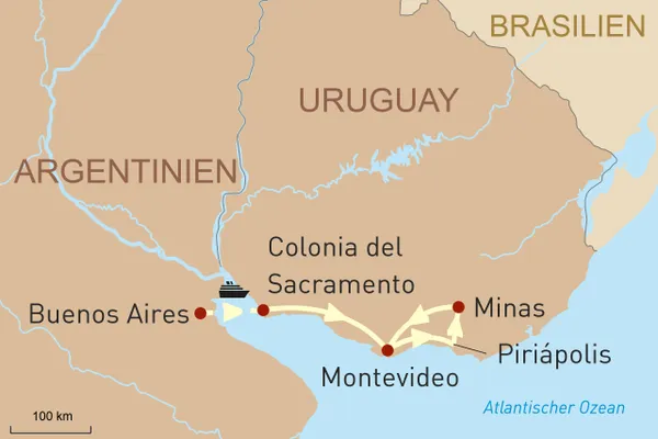 Buenos Aires Höhepunkte Uruguays