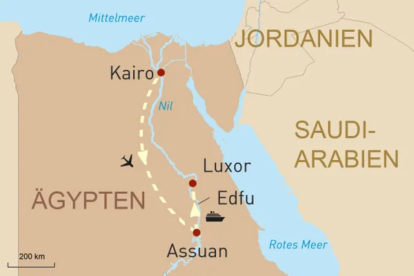 Schätze Ägyptens und Erholung am roten Meer