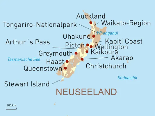 Unterwegs zwischen Bergen und Pazifik