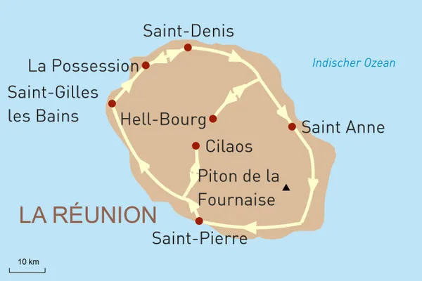 La Réunion Reise Exklusiv – Kreolisches Inselparadies & tropische Bergwelt