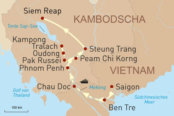 Karte - Perlen des Mekong