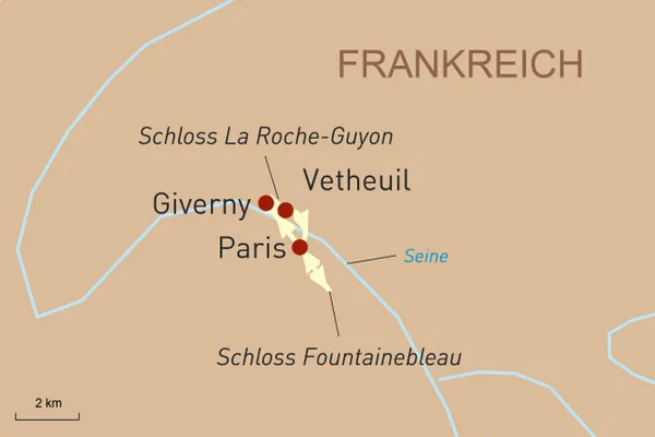 Drei perfekte Tage in Paris - Reiseverlauf