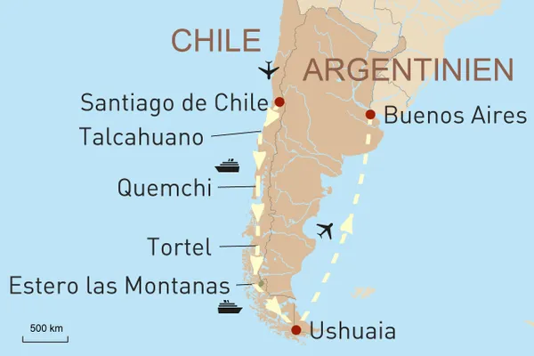 Naturerlebnis Chilenische Fjorde