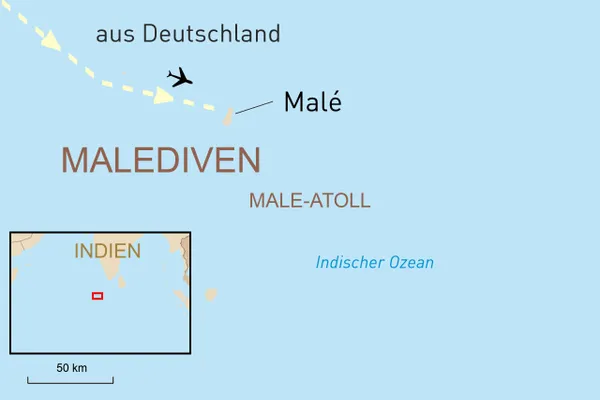 Luxuriöse Entspannung auf den Malediven