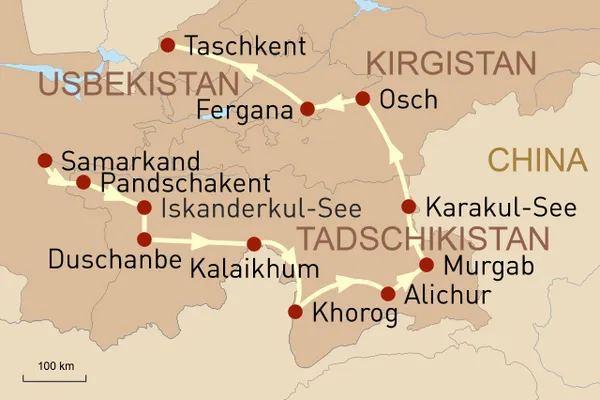 Abenteuer Pamir Highway: Auf den Spuren der Seidenstraße