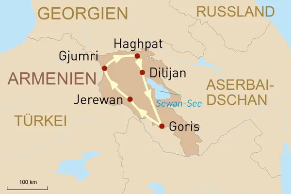 Armenien Reise: Klöster, Höhlen & der heilige Ararat